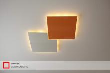 dando-art LED Deckenpanel Kunstwerk aus Holz